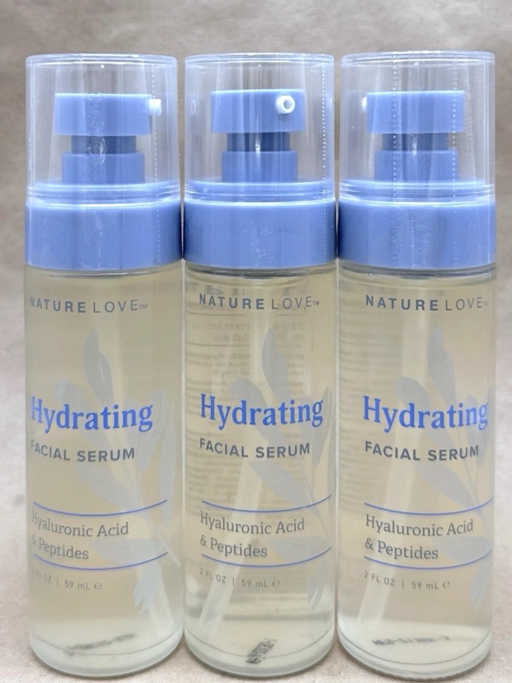 Nature Love Hydrating Facial Serum Hyaluronic Acid & Peptides